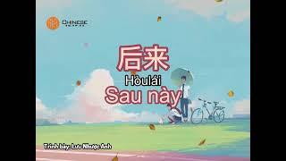 [Pinyin + Vietsub] Học tiếng Trung qua bài hát Sau này 后来 Lưu Nhược Anh