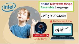 CS401 Midterm Preparation | Assembly language Past Paper