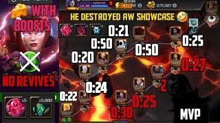 He Destroyed the AW Showcase with Boosts | 100% Exploration | No Revives |Get Deathless Vision Piece