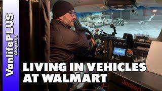 Canadian Winter Living in a Walmart Parking Lot