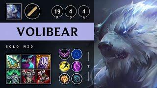 Volibear Mid vs Tryndamere: Triple Kill, Legendary - EUW Master Patch 14.16