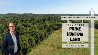 Price Reduced! $388,800 | 324± Acres of Prime Hunting Land for Sale | Maine Real Estate