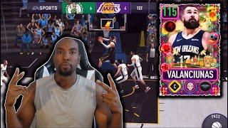 NBA LIVE MOBILE RESET SOON! 115 OVR DEADLY DREAMERS GRANDMASTER JONAS VALANCIUNAS GAMEPLAY!