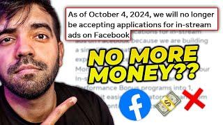 Is Facebook Monetization Over??