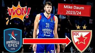 Mike Daum Welcome To Crvena Zvezda! ● 2023/24 Best Plays & Highlights