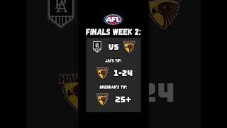 AFL TIPS FINALS WEEK 2 #shorts #afl #footy #football #tips #prediction #football #sport #sportsnews