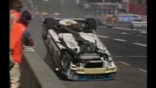 Dieter Quester flips at Avus DTM 1990