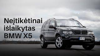 NEĮTIKĖTINAI IŠLAIKYTAS BMW X5 E53