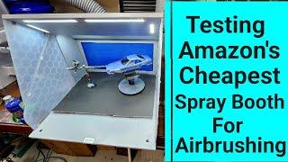 Testing Amazon's Cheapest Spray Booth For Airbrushing