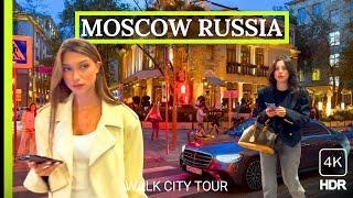  زندگی عصرانه Girls Russian the City Walk Exploring City City Tour 4K HDR