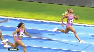 Women 100m Heat 2 | Shelly-Ann Fraser-Pryce Looks To Be In Great Shape