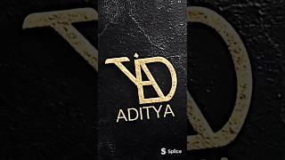 Logo name Aditya  comment your names#logo #shorts #viral #nameart #namelogo #trending #aditya