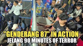 MANTUL! Tabuhan bassdrum Aremania "GENDERANG 87" jelang 90 minutes of terror.