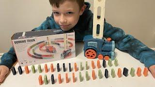 Children Domino Train Automatic Building Blocks | Brothers r Us Toys Review!