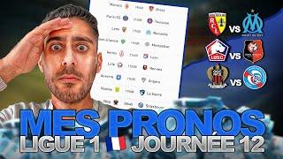  Pronostics LIGUE 1 Paris Sportifs (12e journée)