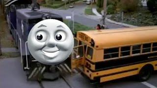 (YTP) Thomas the Dank engine tries to Rear End a Bus