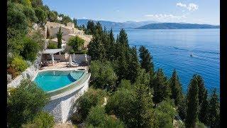 Luxury stone-built villa with private access to the sea, North East Corfu