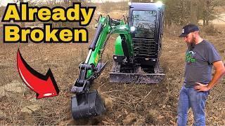 My Chinese Mini Excavator Broke in 15 Minutes