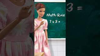 Math is easy!  #shorts #school #maths #quiz #barbie