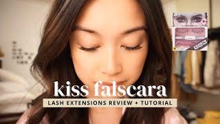 DIY LASH EXTENSIONS KISS FALSCARA KIT REVIEW + TUTORIAL