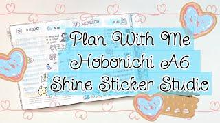 Plan With Me | Hobonichi A6 | Shine Sticker Studio