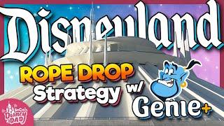 BEST Disneyland Rope Drop Strategy WITH Genie+