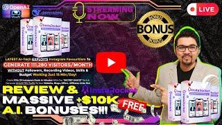 InstaRocket AI Review[LIVE] Create 100s Of Attention-Grabbing Instagram ReelsFREE AI Bonuses