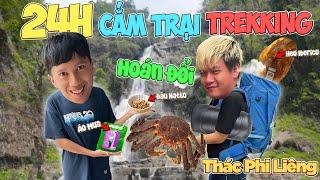 24h Cắm Trại Trekking Hoán Đổi Đồ Ăn và Lều | Tập 1: Thác Phi Liêng