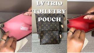 Louis Vuitton Trio Toiletry Pouch Reveal | How I saved $200!!!