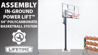 Lifetime Adjustable In-Ground Basketball | Lifetime Assembly
