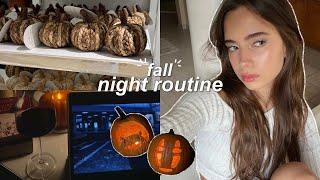 my cozy fall night routine 