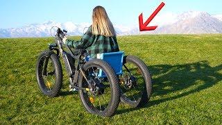 Homemade Off Road Electric Wheelchair - She had NO Idea!