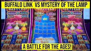 MYSTERY OF THE LAMP SLOT VS BUFFALO LINK! SLOT CHAMPIONSHIP! JACKPOT!