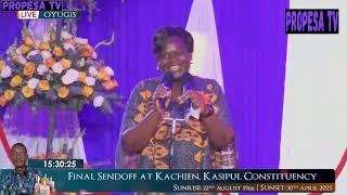 WATCH! GLADYS WANGA ELECTRIC SPEECH AT CHARLES ONG'ONDO WERE'S BURIAL