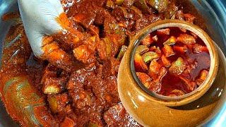పక్కా కొలతలతో కొత్త ఆవకాయ పచ్చడి | Andhra Style Avakaya Pachadi | Mango Pickle | Amazing Food Zone