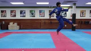 Junior Black Belt and Special Belt Kicking Combinations