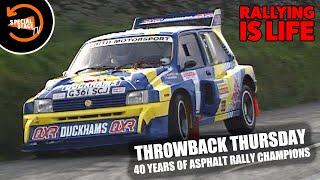 Throwback Thursday - 40 years of Asphalt Rally Championship Winners