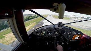 Landing a Luscombe at Sea-Tac International Airport [KSEA/34R]