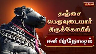 LIVE: தஞ்சை பெருவுடையார் கோயில் - சனி பிரதோஷம் | Sri Brihadeeswarar Temple | Pradosham | Jothitv