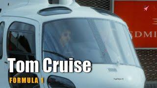 Tom Cruise Pilots Helicopter to watch Formula 1 with Director Christopher McQuarrie!