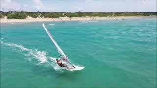 Windsurfing Tuscany Drone Footage 2021