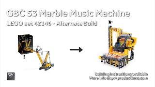 GBC 53 Marble Music Machine - (FREE*) Building Instructions Alternate Build - 42146 LEGO Liebherr