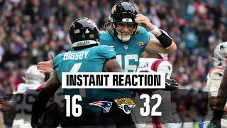 INSTANT REACTION: Patriots 'bullied' by Jaguars in 'demoralizing' 32-16 loss