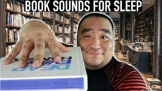 ASMR Book Sounds  (Page Flipping, Tapping, Whispered)