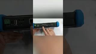 آموزش نصب دوربین مداربسته _تست کابل شبکه با استفاده از تستر دوربین مداربسته#shortvideo #cctv#آموزش