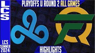 C9 vs FLY Highlights ALL GAMES | LCS 2024 Playoffs Upper Round 2 | Cloud 9 vs FlyQuest