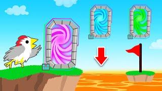 Pick the Correct PORTAL Or LOSE! (Ultimate Chicken Horse)