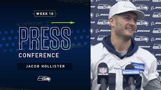 Tight End Jacob Hollister Week 10 Press Conference | 2019 Seattle Seahawks