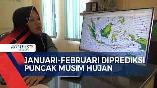 BMKG Prediksi Puncak Musim Hujan di Januari dan Februari