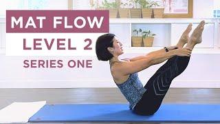 Flow Mat - Pilates Matwork Level 2 - 40mins - Full body workout, tone and shape the legs, butt, abs